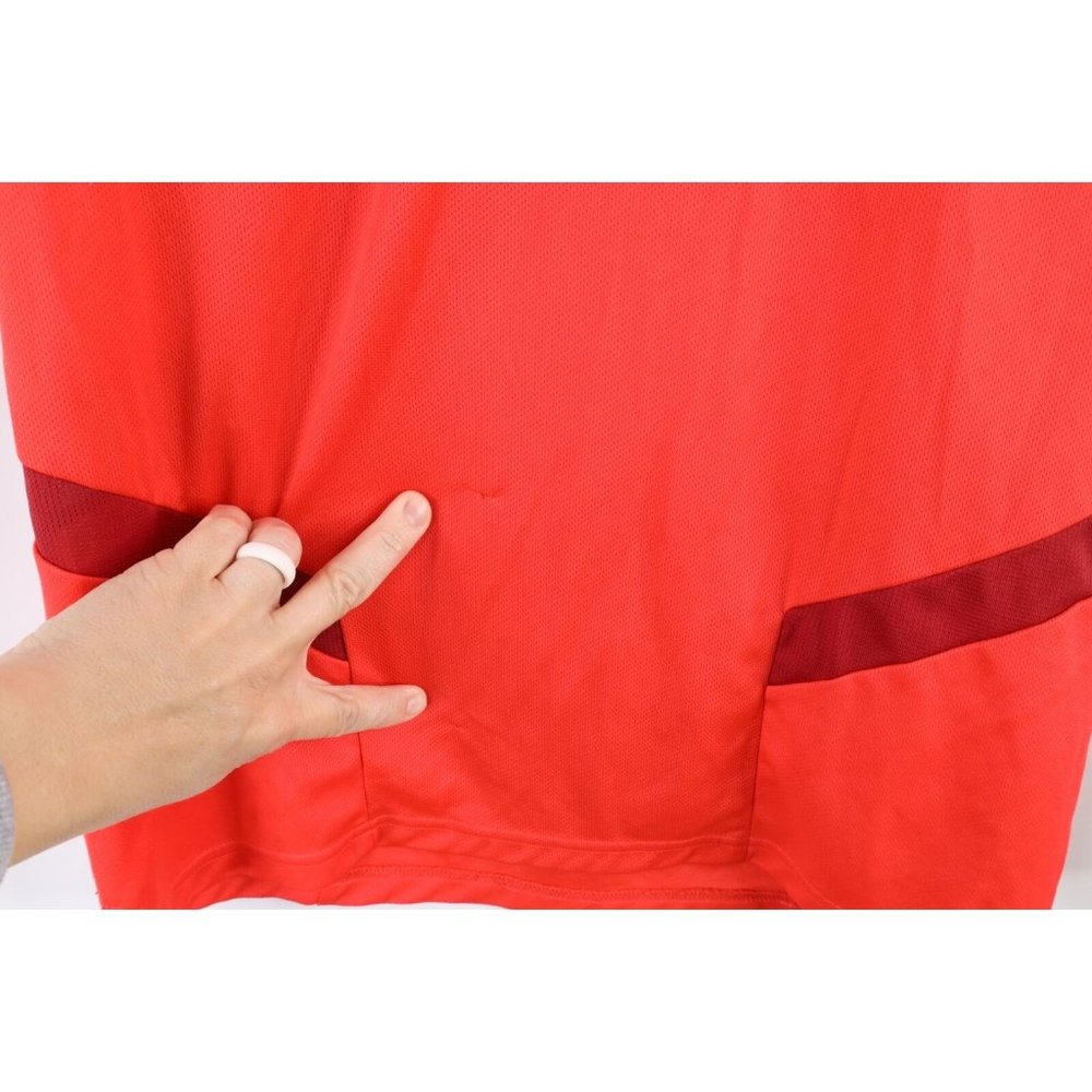 Adidas Mens Small Distressed Spell Out FC Bayern Munich Soccer Jersey Futbol Red - Picture 5 of 11